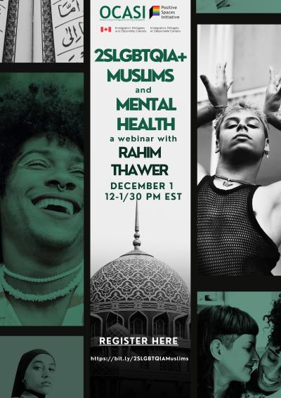 Register! 2SLGBTQIA+ Muslims And Mental Health | Positive Spaces Initiative